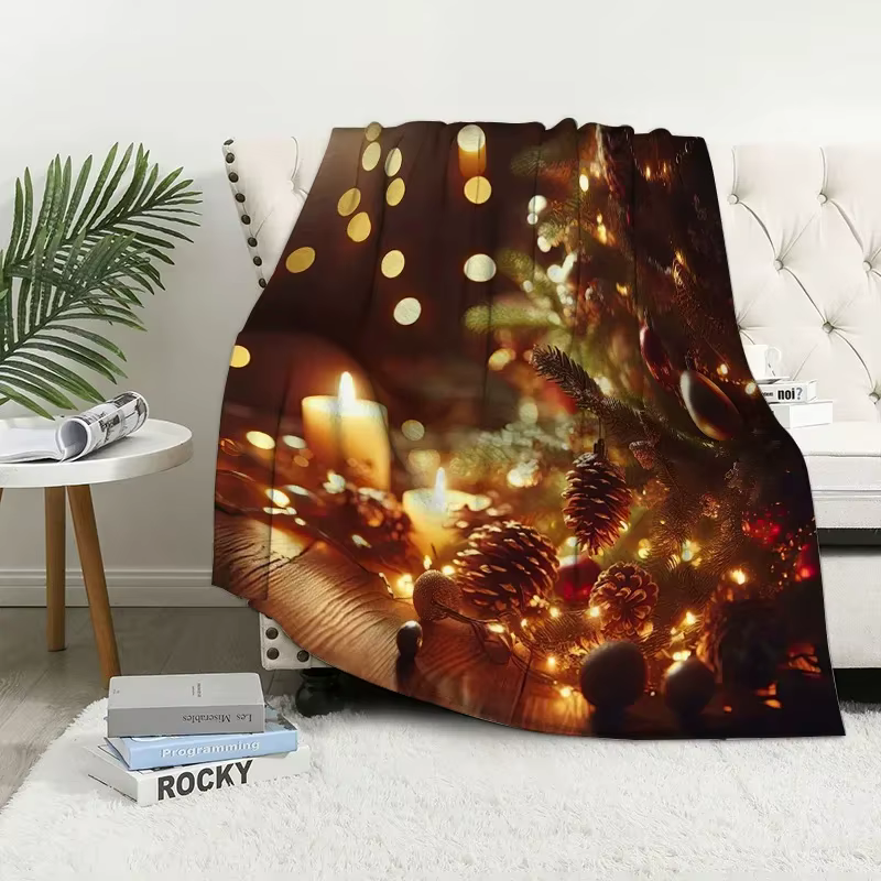 Couverture de décoration de Noël