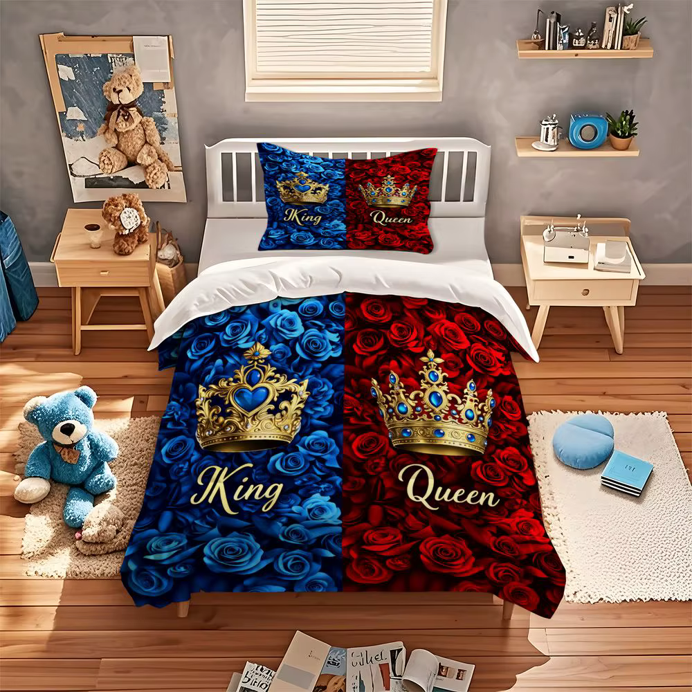 Parure de lit King Queen Crown