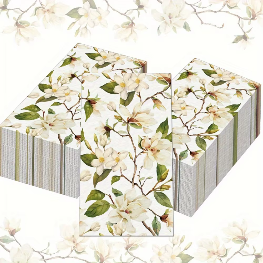 Serviettes en papier jetables