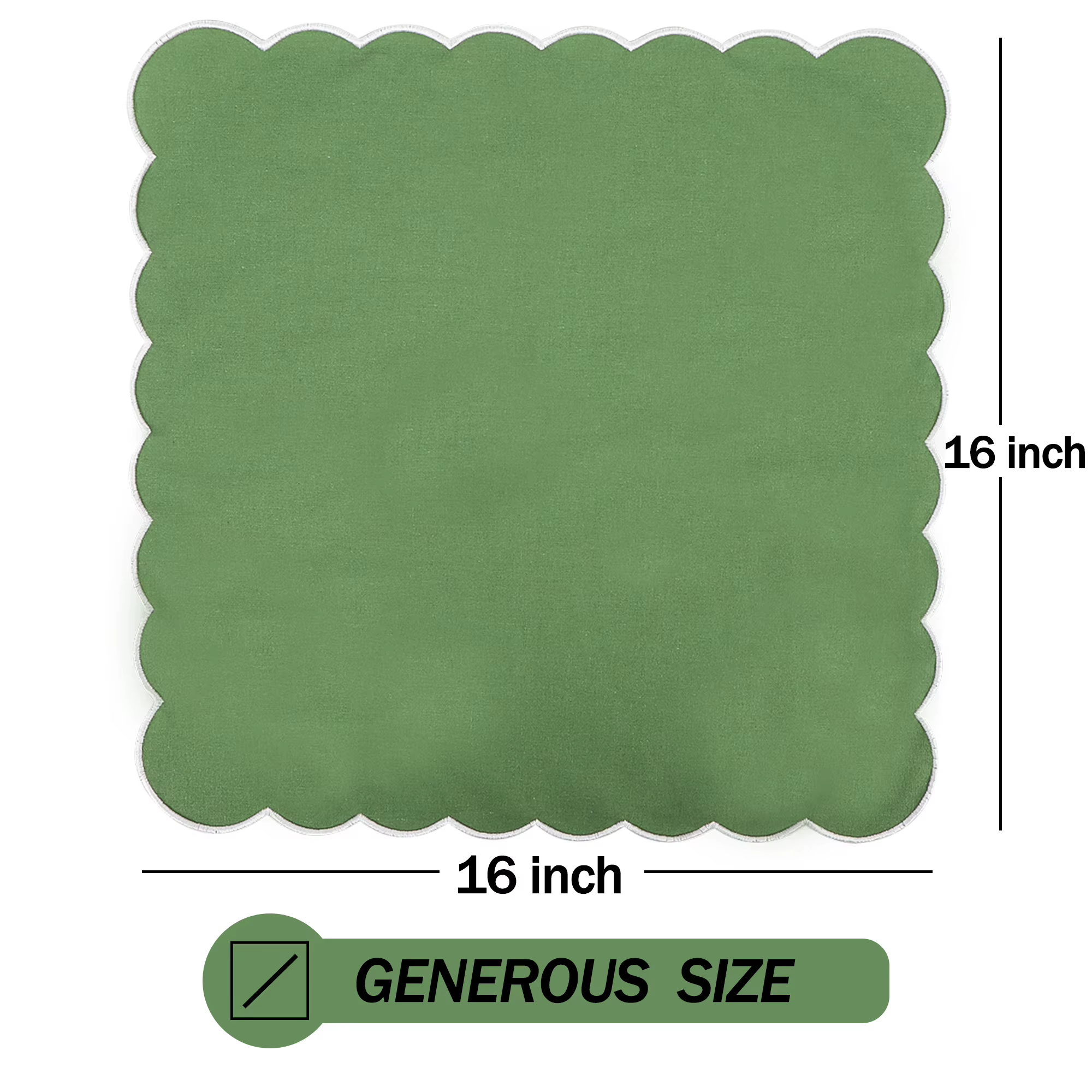 1 pièce de serviette en coton et lin