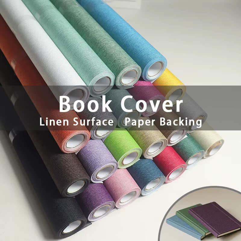Couverture de livre en lin
