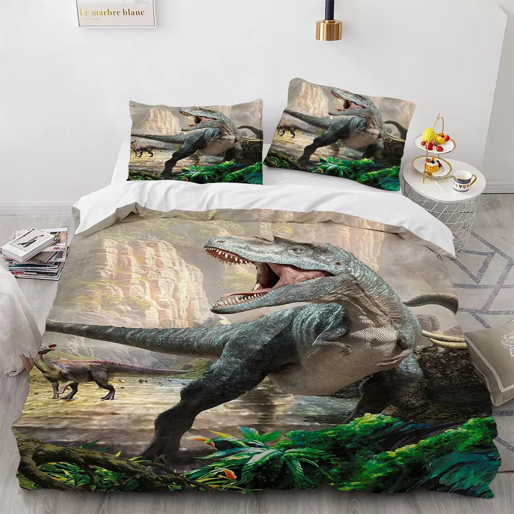Ensemble de housse de couette dinosaure