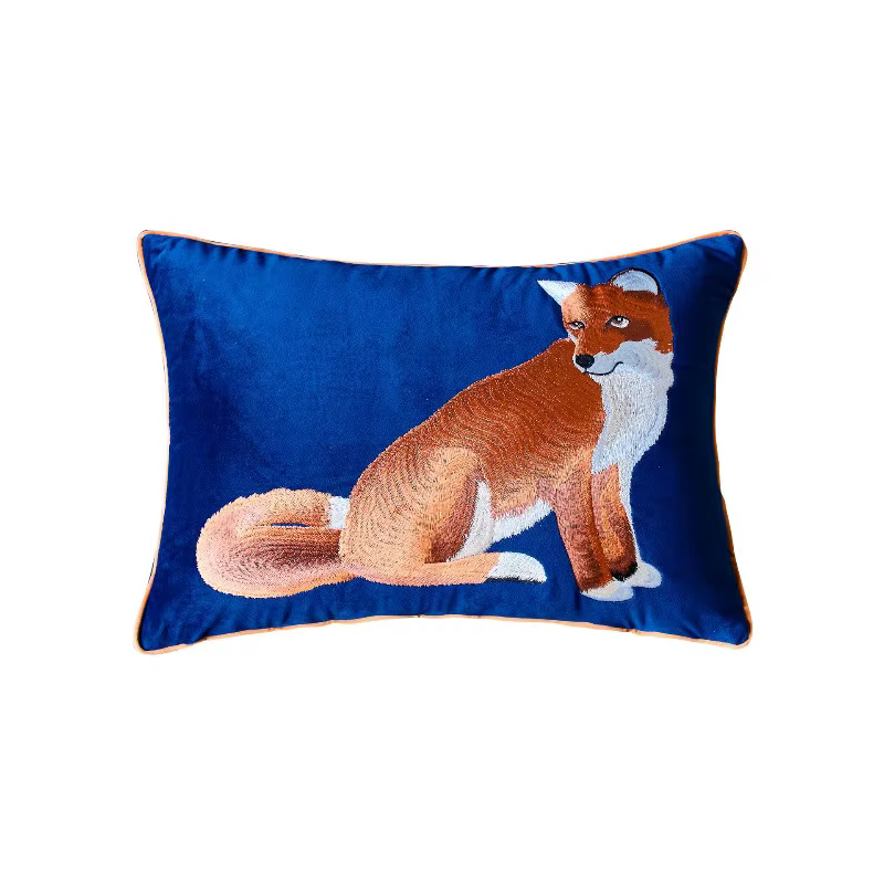 Housse de coussin en velours