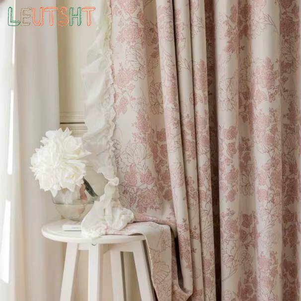 Rideaux Français Lumineux de Luxe pour Chambre à Coucher
