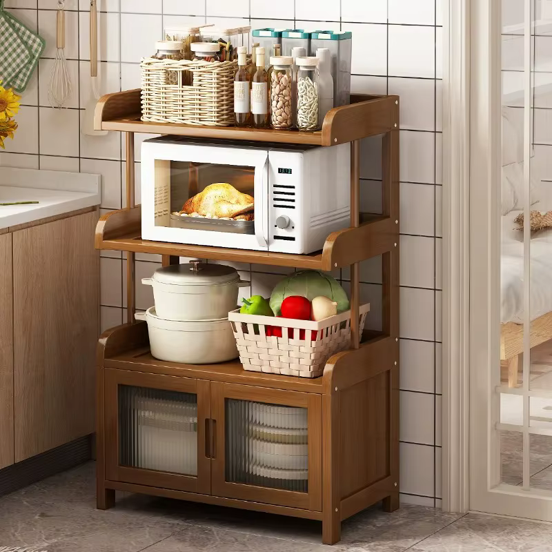 Étagère de cuisine multifonctionnelle pour four à micro-ondes