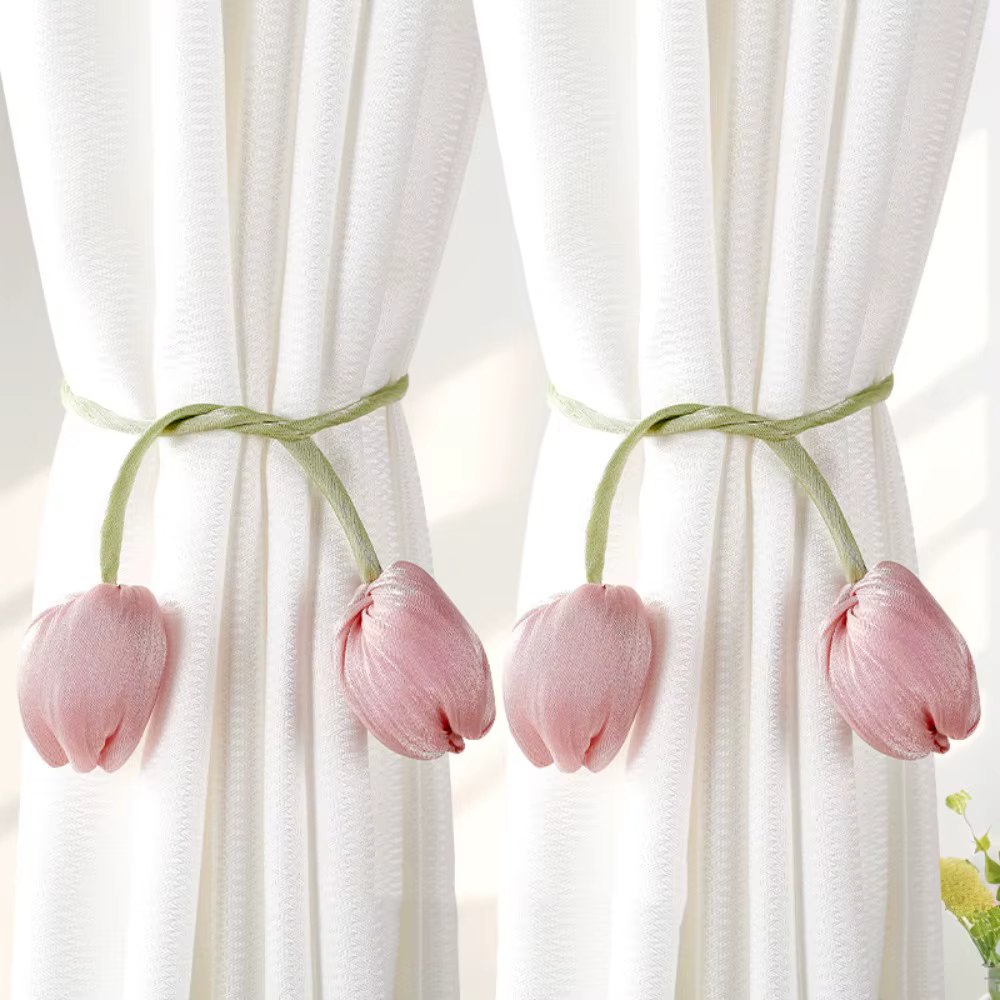 Sangles de rideau tulipe à la mode créative