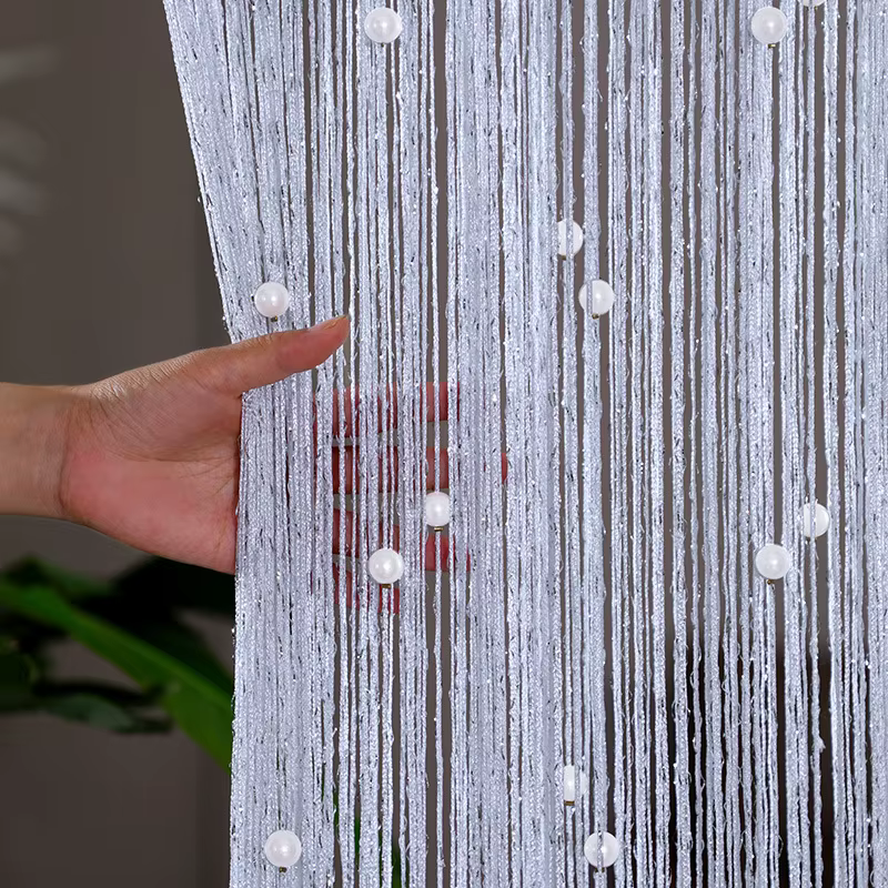 Rideau de porte perlé, perles de porte