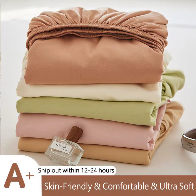 Drap-housse 100% coton avec bande élastique
