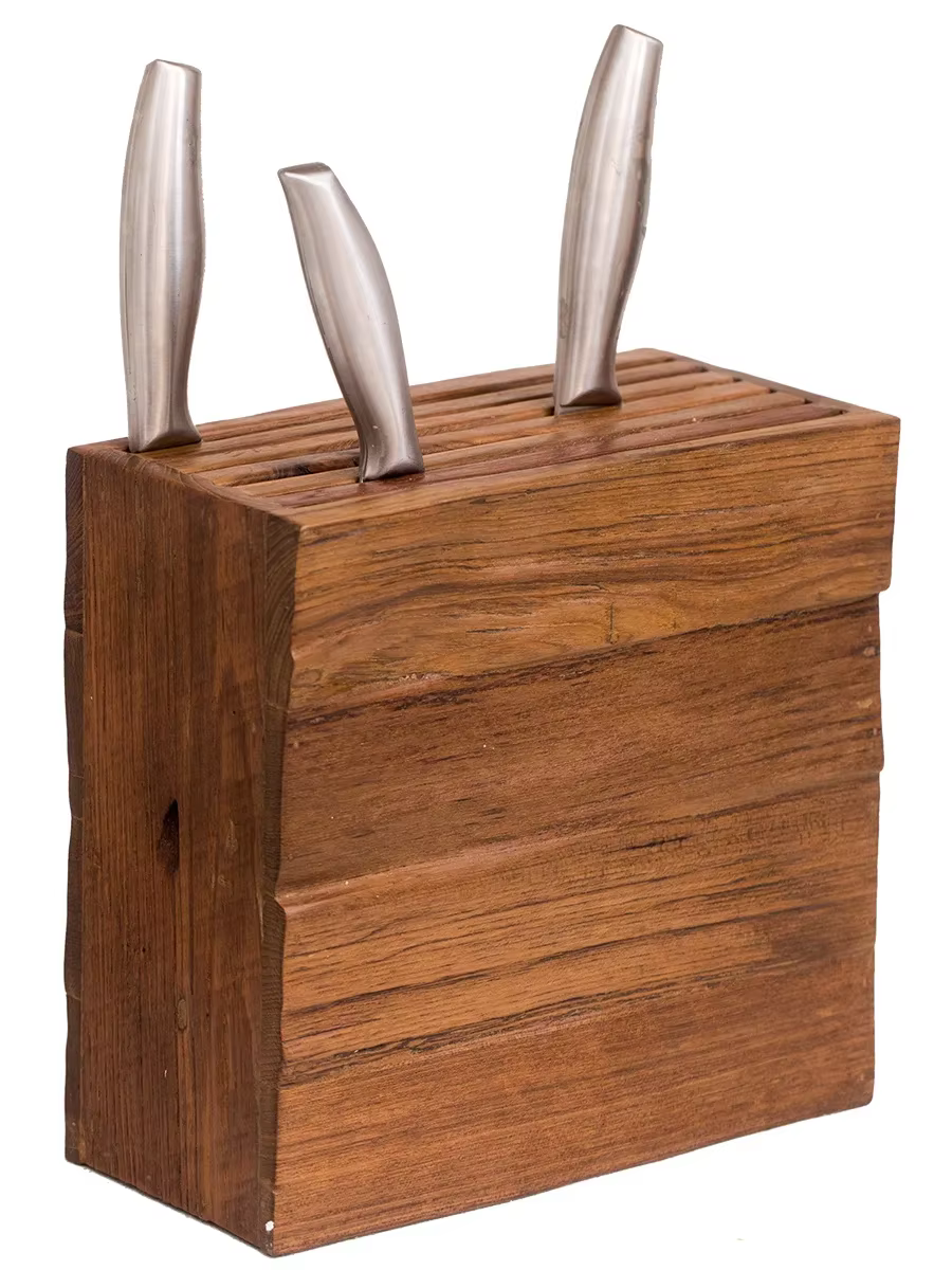 porte-outils de cuisine en bois massif