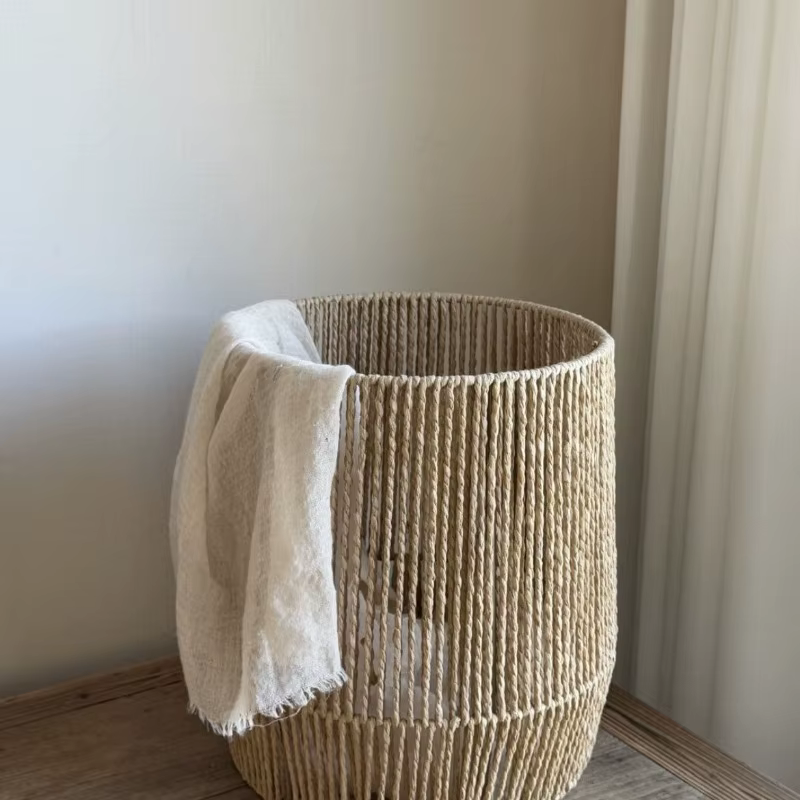 Panier à linge sale tissé