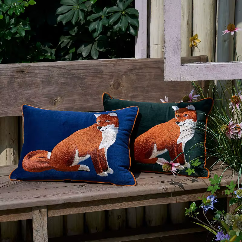 Housse de coussin en velours