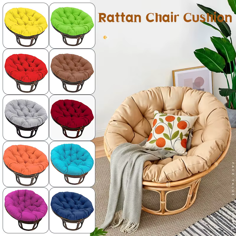 Coussin de siège en rotin doux et épais