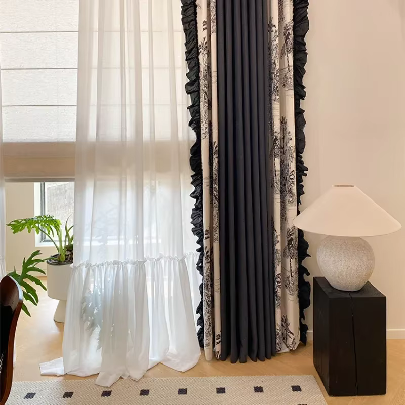 Rideaux de luxe en Chenille épaisse