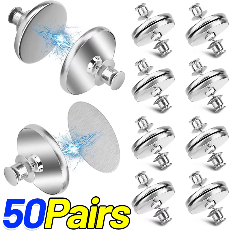 Clips de rideau magnétiques Double face