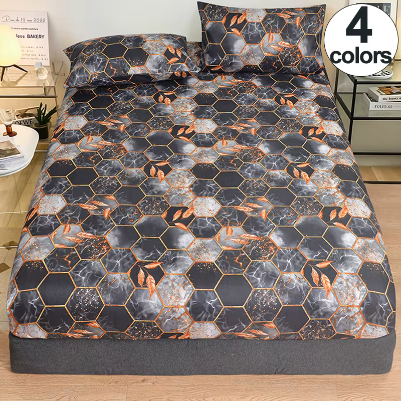 Drap-housse élégant en polyester brossé – Sensation luxueuse