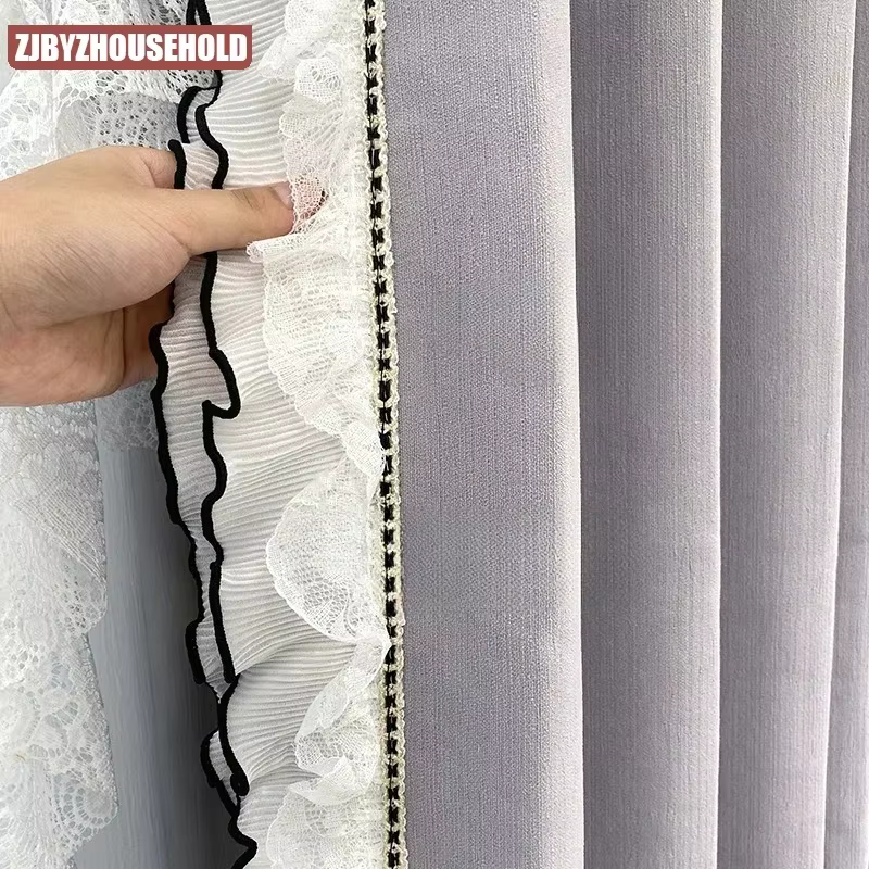 Rideaux occultants en Chenille française de Style américain