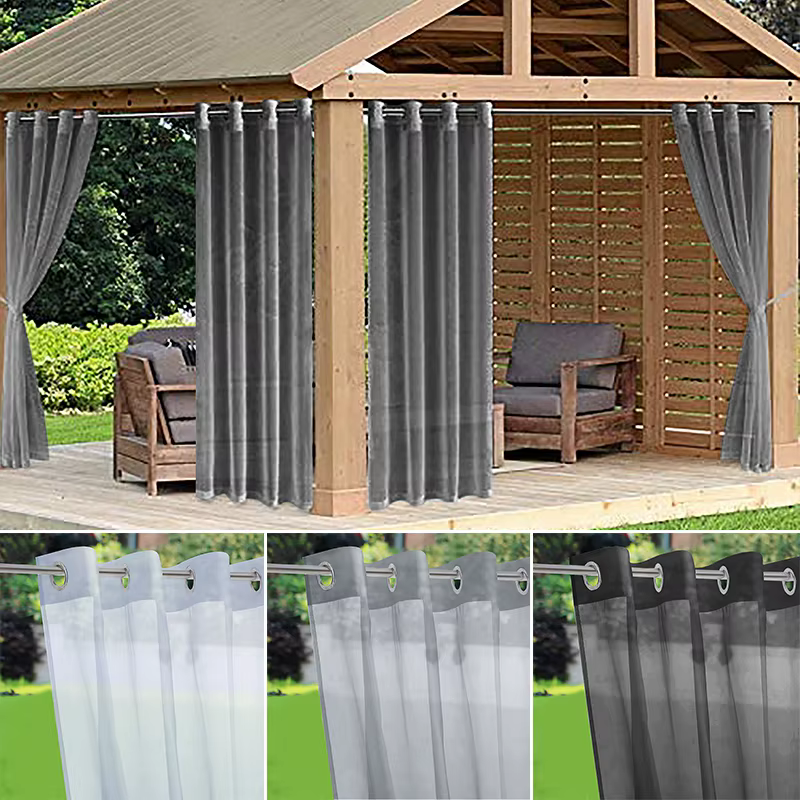 Rideau d'extérieur imperméable pour jardin