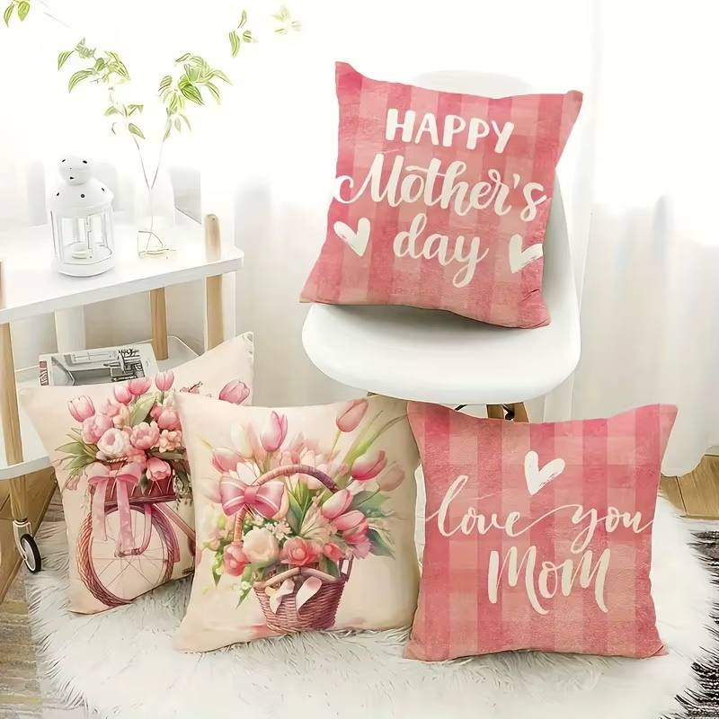 Housse de coussin en Polyester avec fermeture éclair