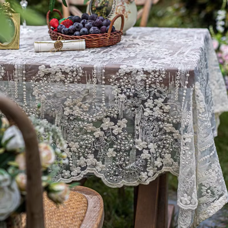 Nappe de mariage en dentelle chic