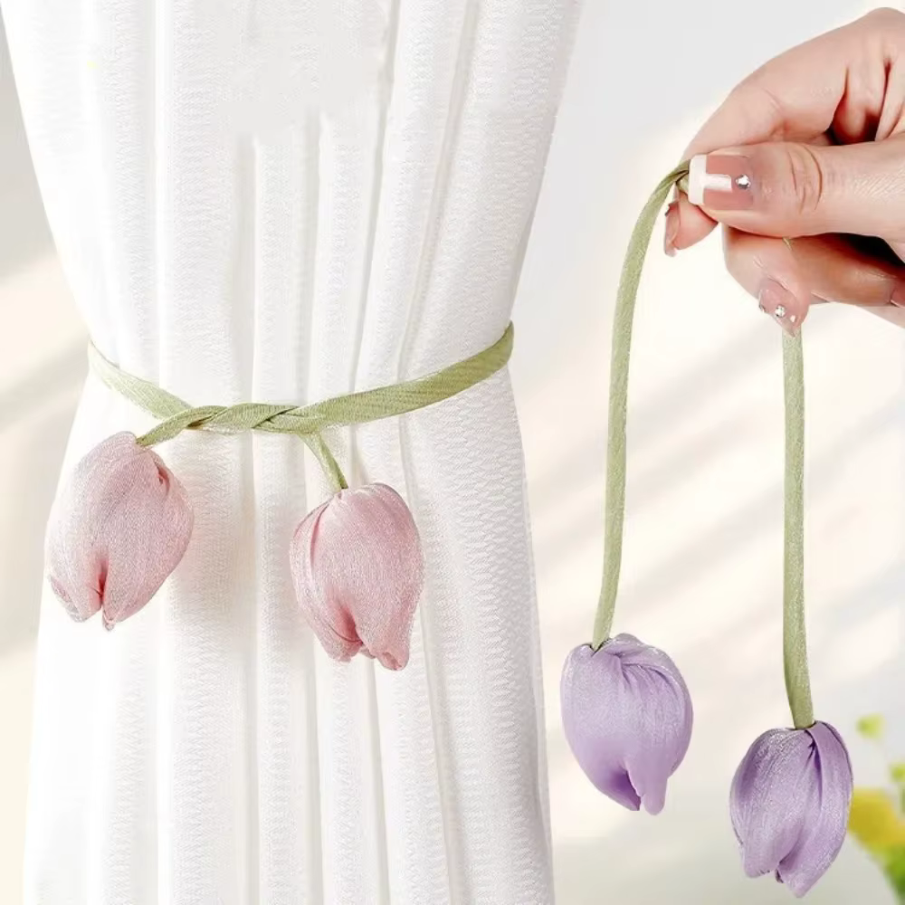 Sangles de rideau tulipe à la mode créative