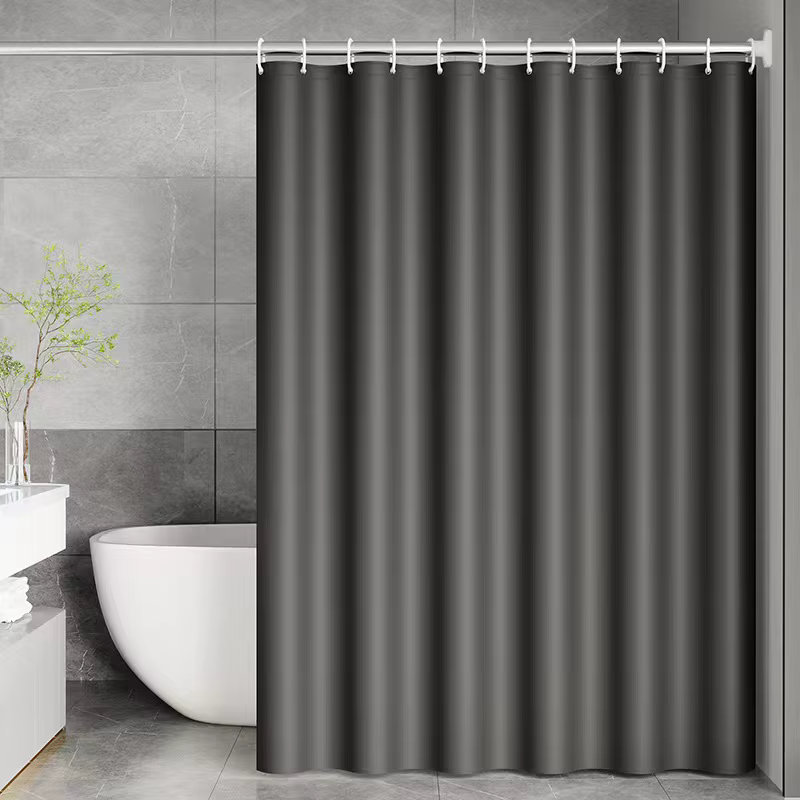 Rideau de douche uni, rideaux de salle de bain de différentes couleurs