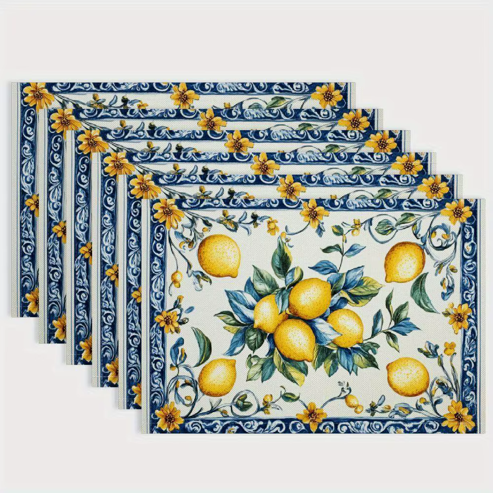 Napperons italiens au citron – Design