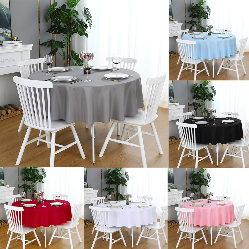 Nappe rectangulaire ronde
