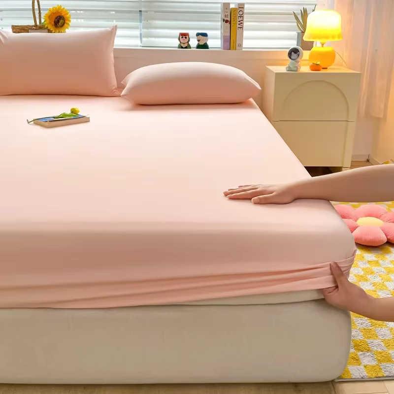 Drap-housse doux avec bande élastique