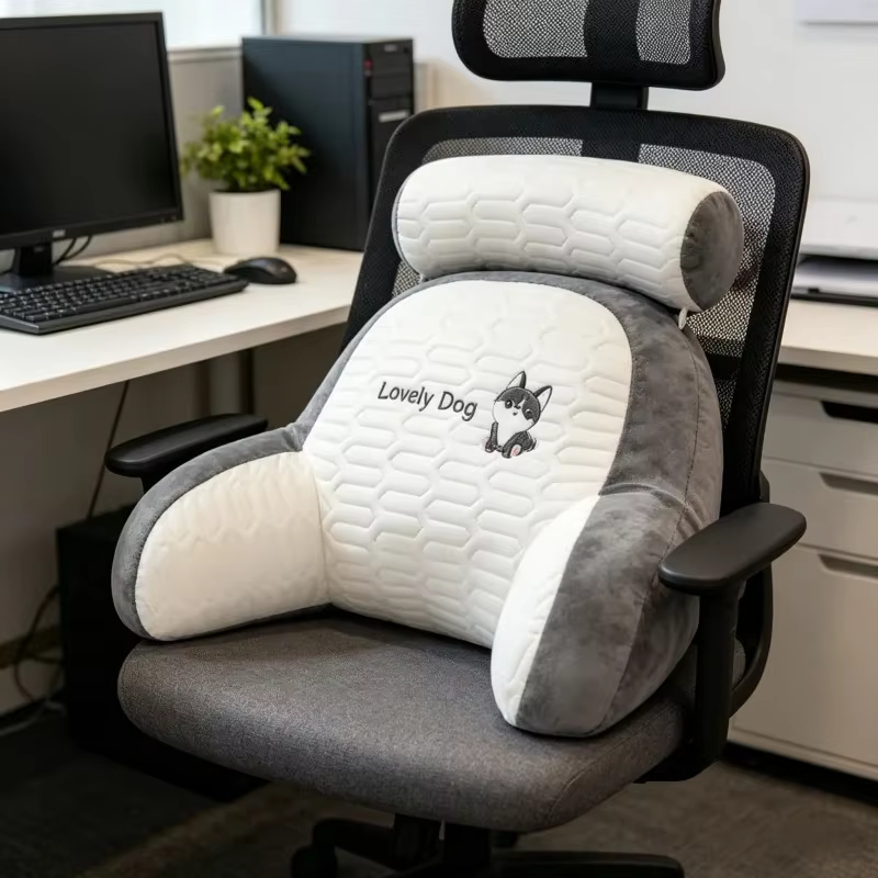 Coussin de dossier en latex grand format pour tête de lit – Oreiller de soutien idéal pour dortoir