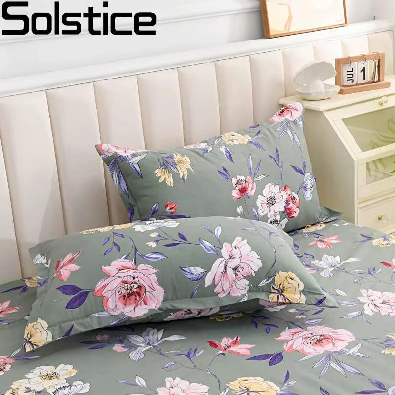 Juste de coussin avec fleurs pour adulte
