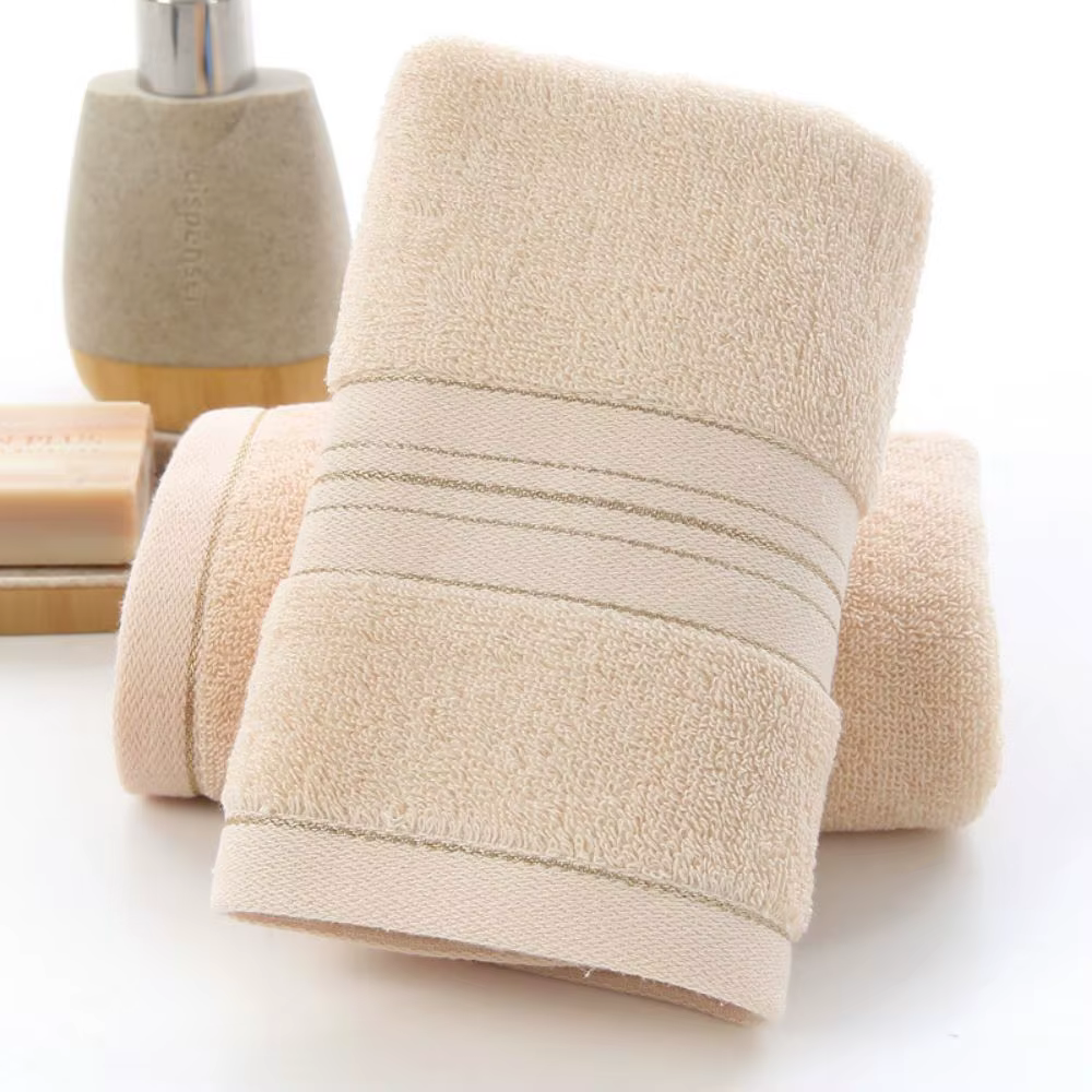 1 serviette de bain en coton épais pour couples, 75x35cm