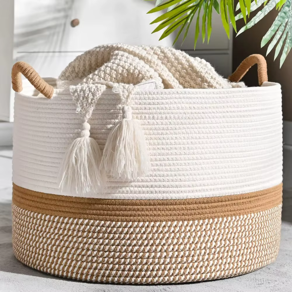 Grand panier à couverture