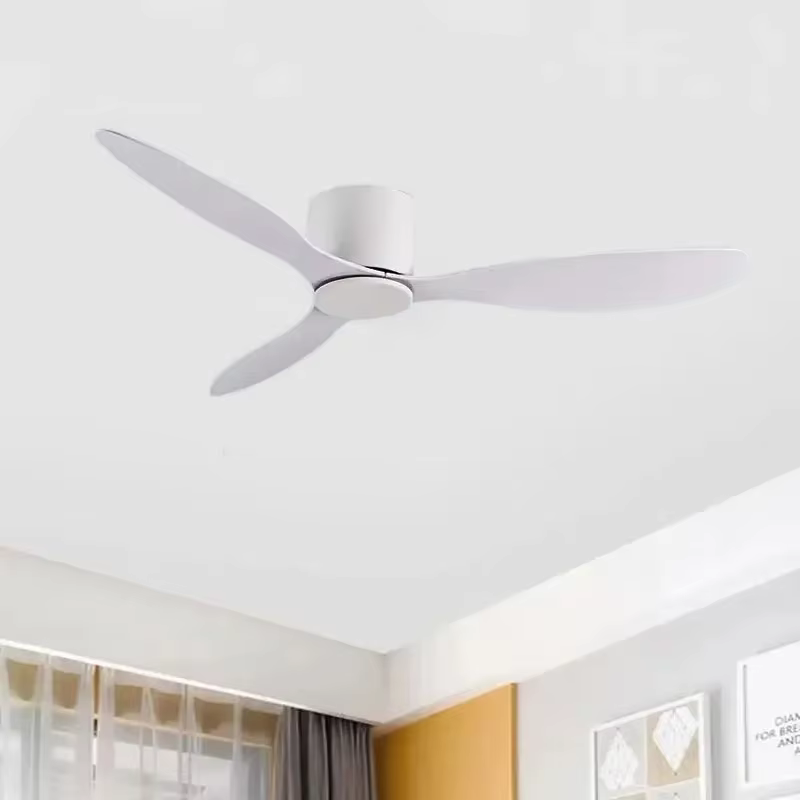 42 52 pouces ventilateurs de plafond sans lumière moteur à courant continu télécommande