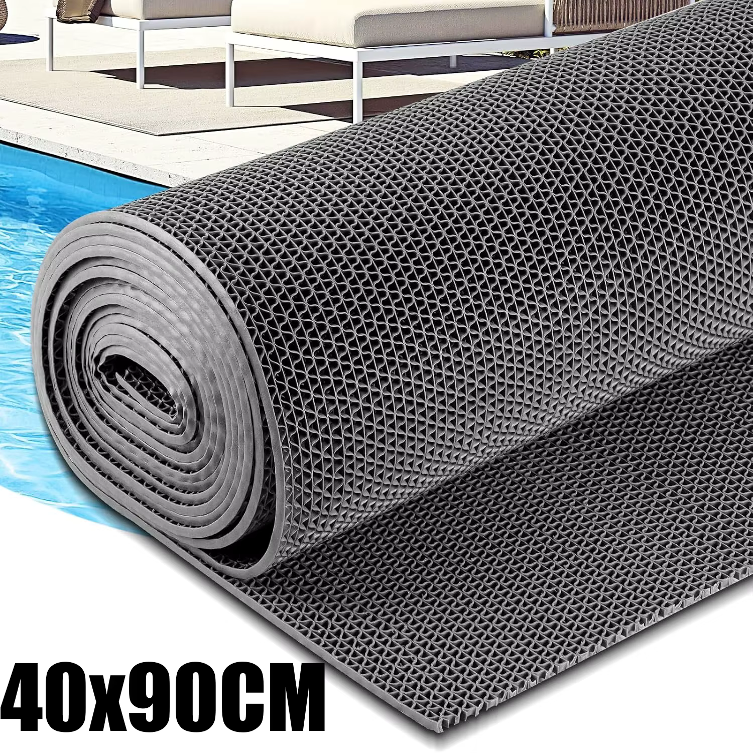 Tapis de sol non ald en plastique PVC résistant à l'eau