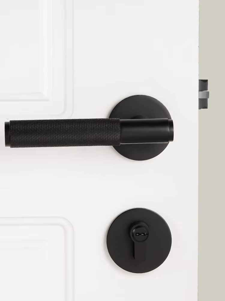 Serrure de porte en laiton noir Dooroom