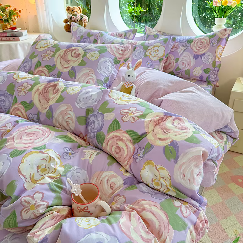 Parures de couette 100% coton