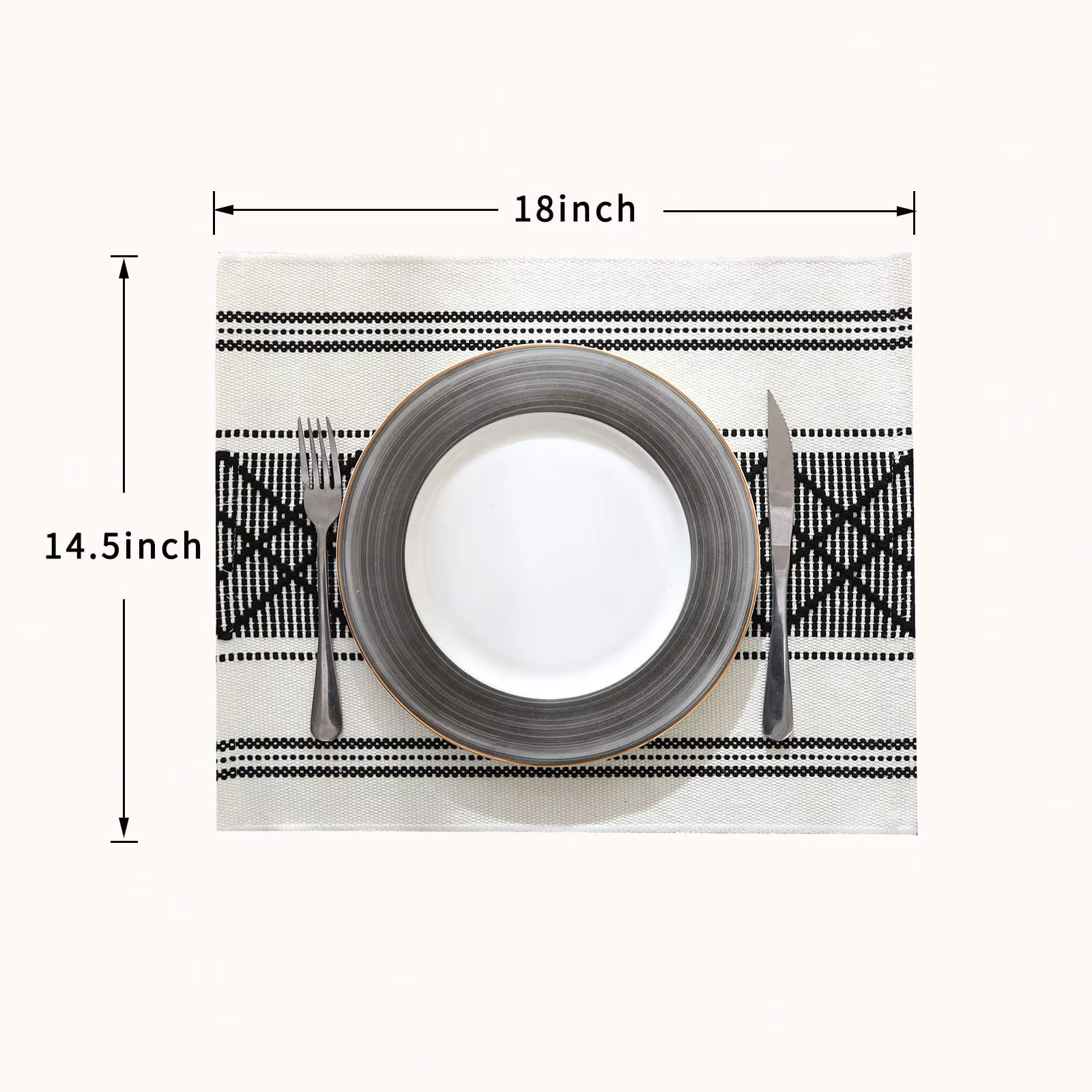 Napperons épais élégants pour décor de Table à manger