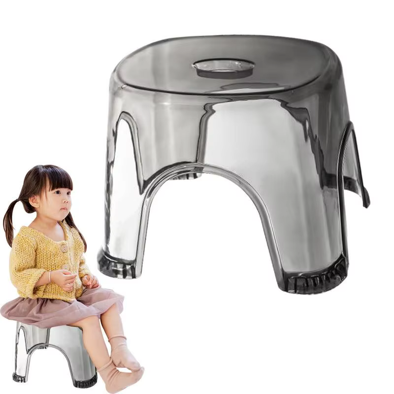 Tabouret de pied de douche Transparent