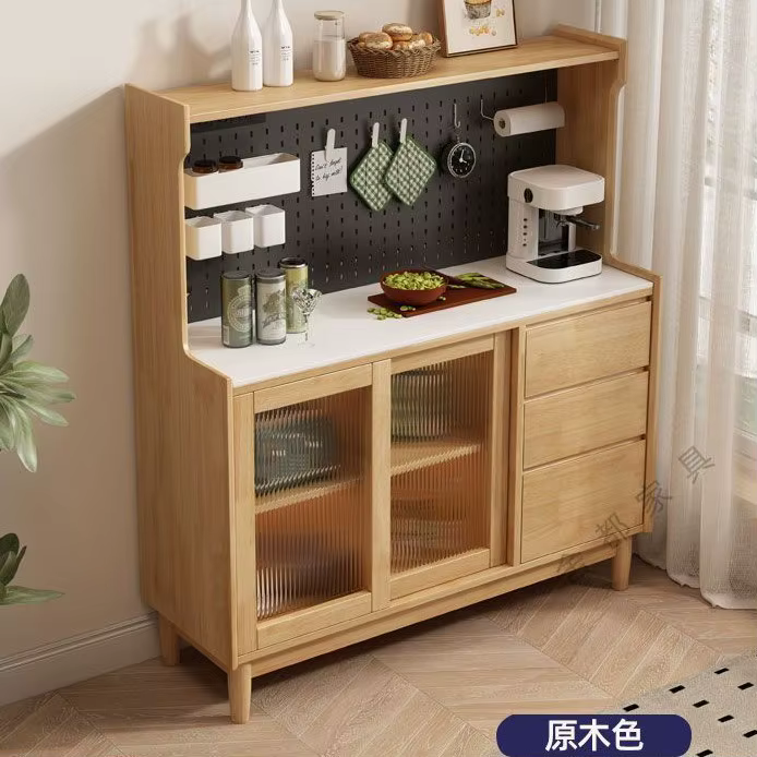 Armoire latérale de salle à manger en bois massif