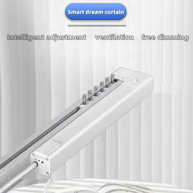 Système de rideaux électriques intelligents avec commande vocale Wi-Fi Zigbee Tuya Alexa Google Alice