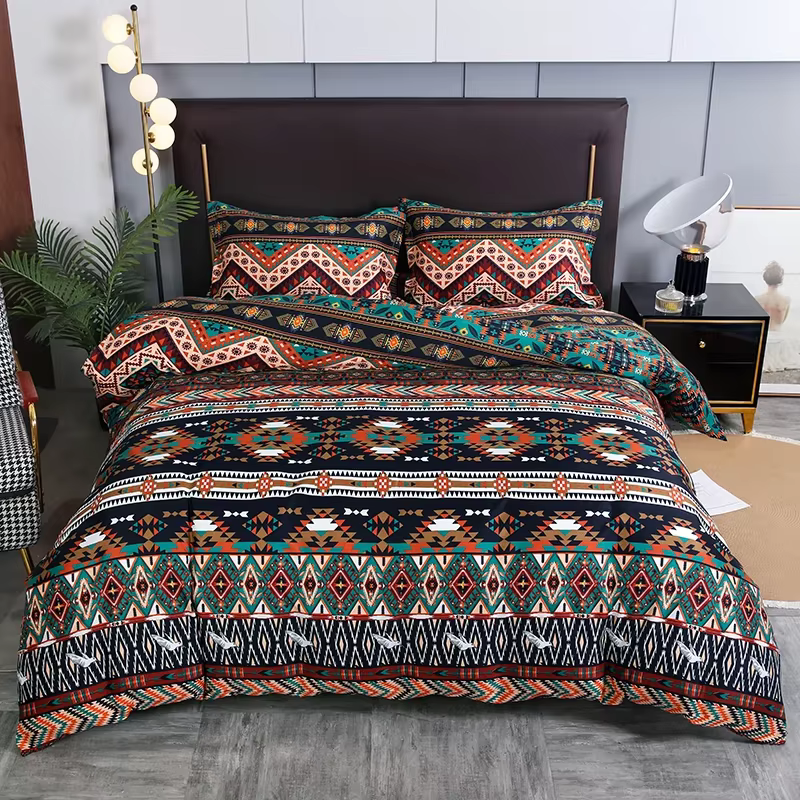 Parure de lit Boho 3 pièces