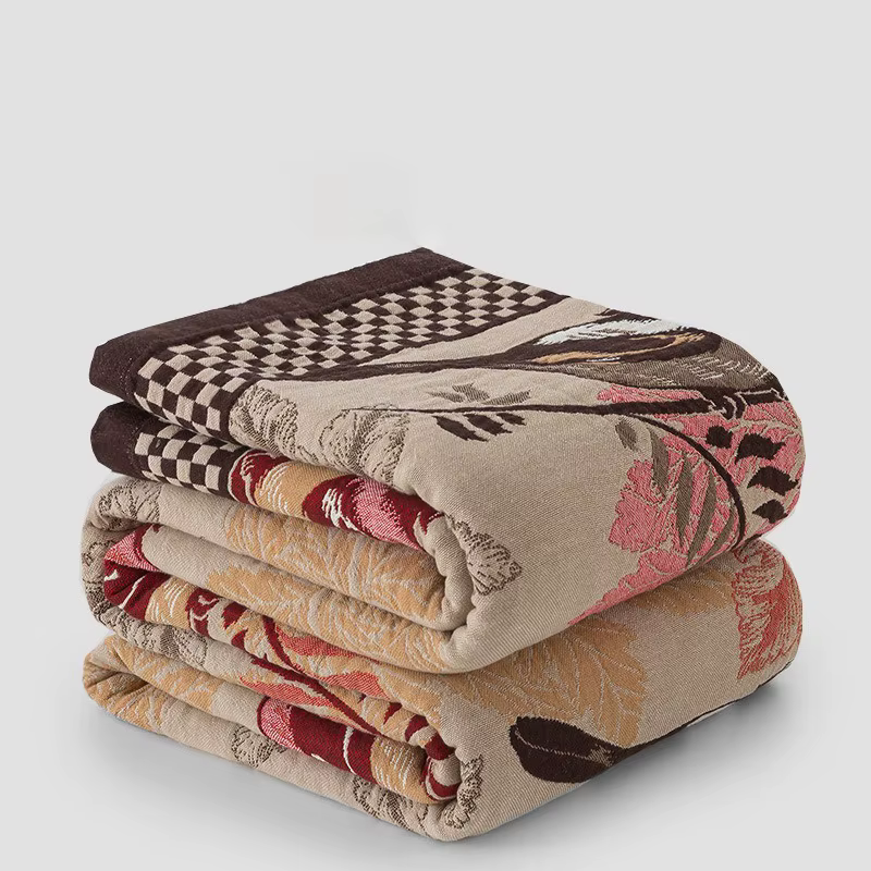 Couverture en mousseline de coton respirante