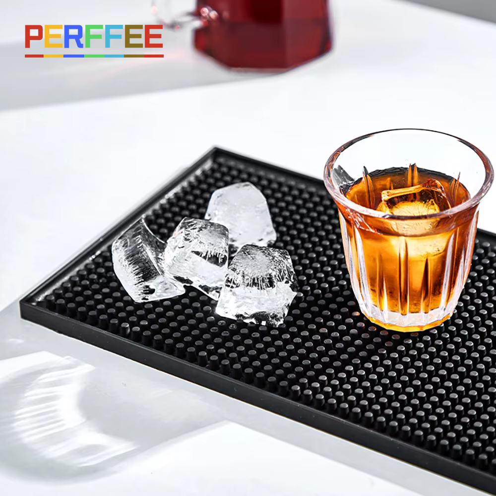 Tapis de Bar en caoutchouc antidérapant en PVC