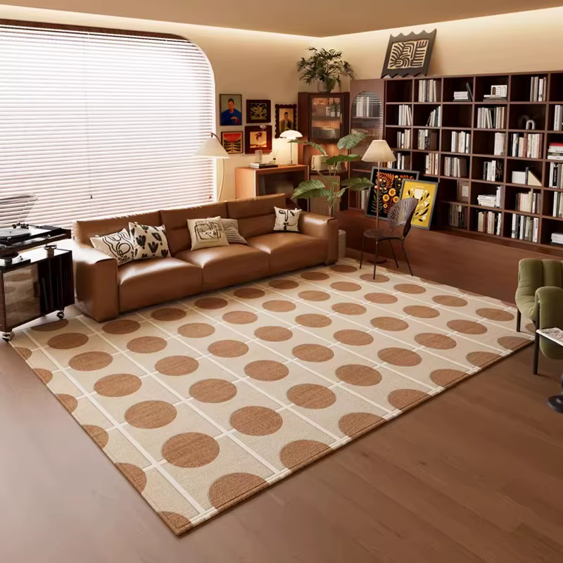 Tapis de salon résistant aux taches et à l'usure