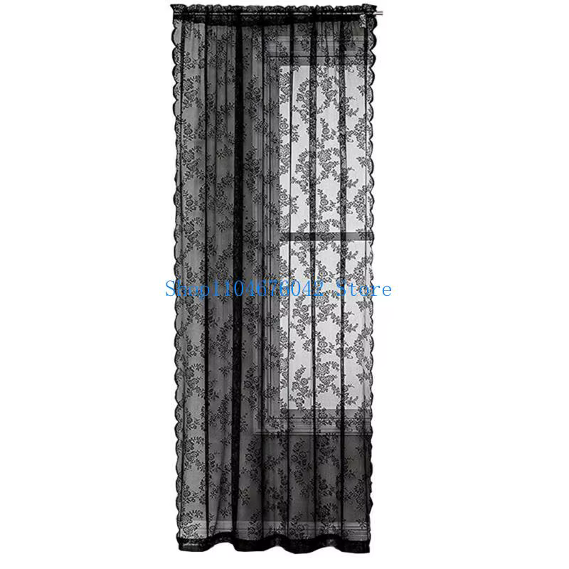 Rideaux en dentelle transparente 5asd