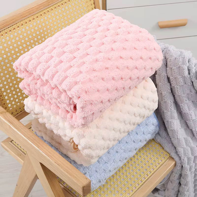 Serviette de bain douce et à séchage rapide