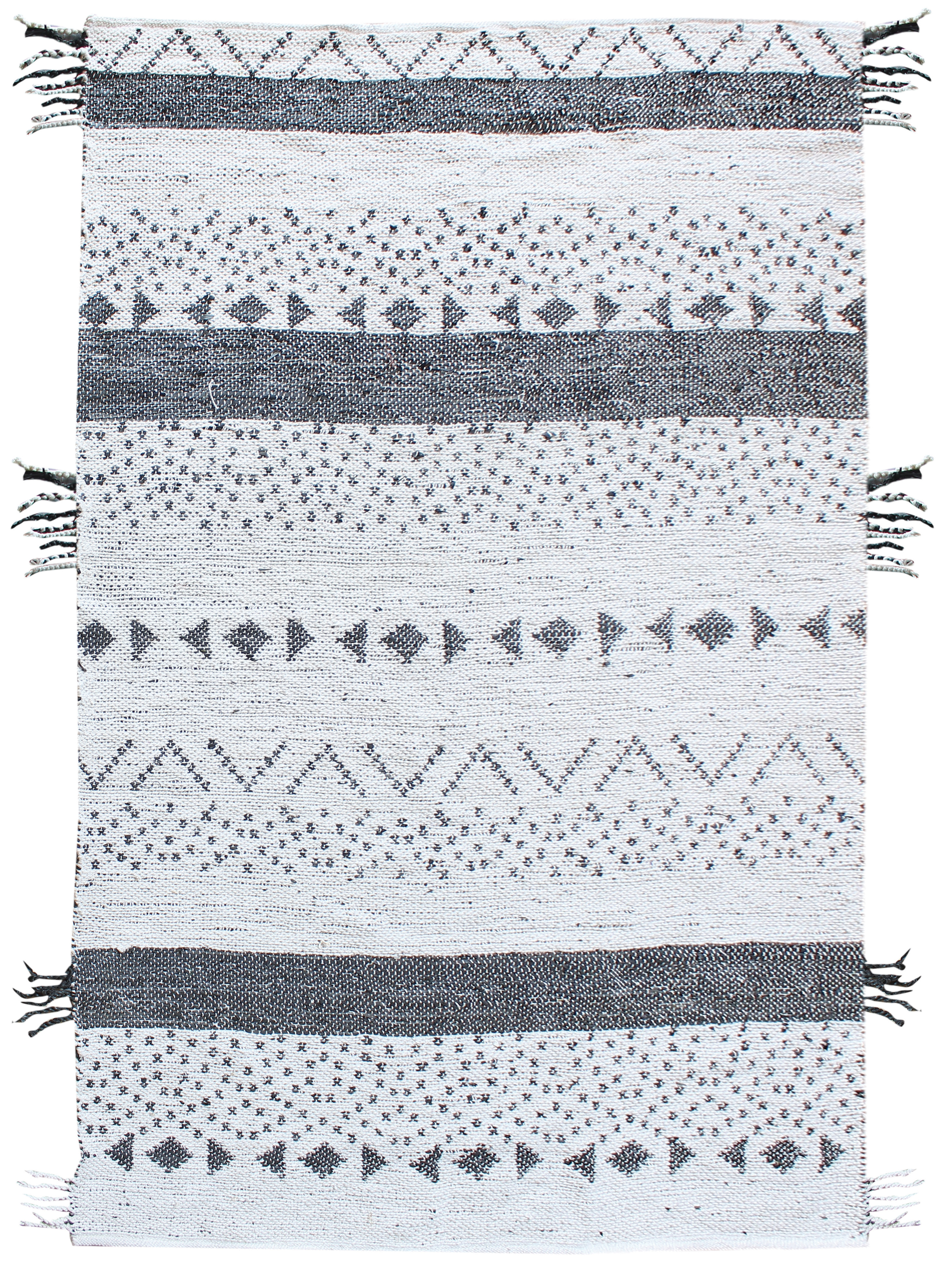 Tapis Callista Blanc/noir 120 x 180
