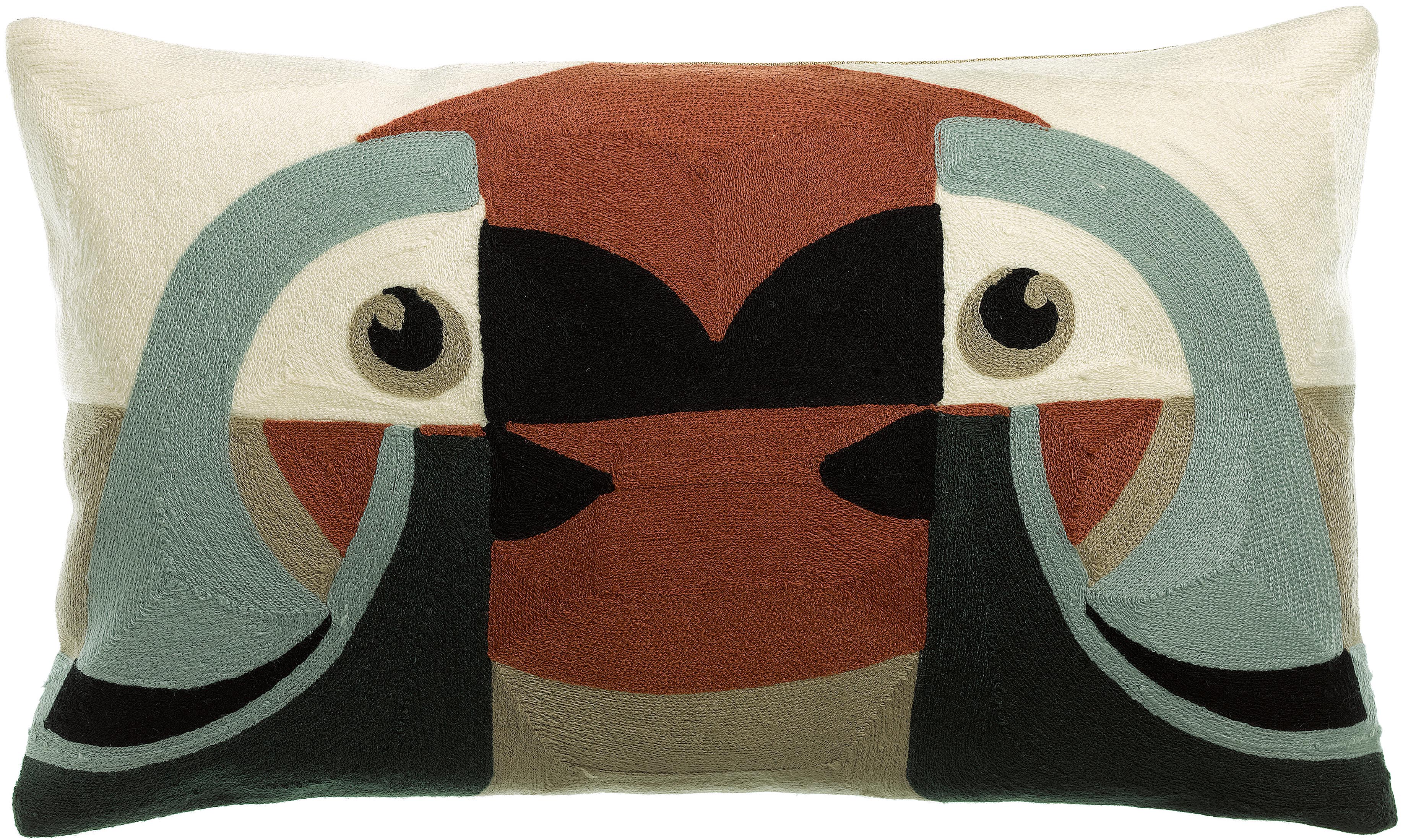 Coussin brod Loro Ciel 30 x 50