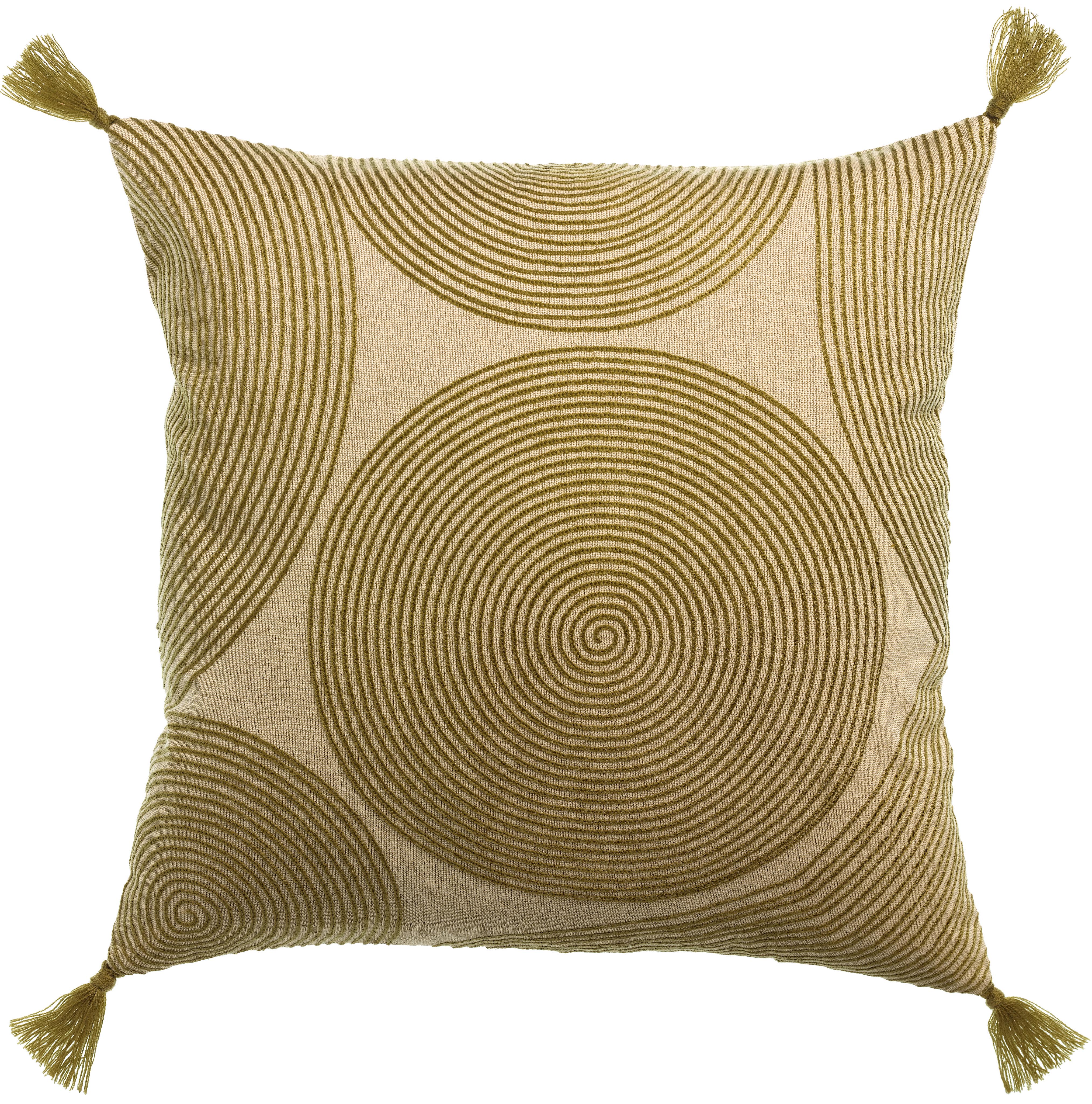Coussin brod Tito Naturel 45 x 45