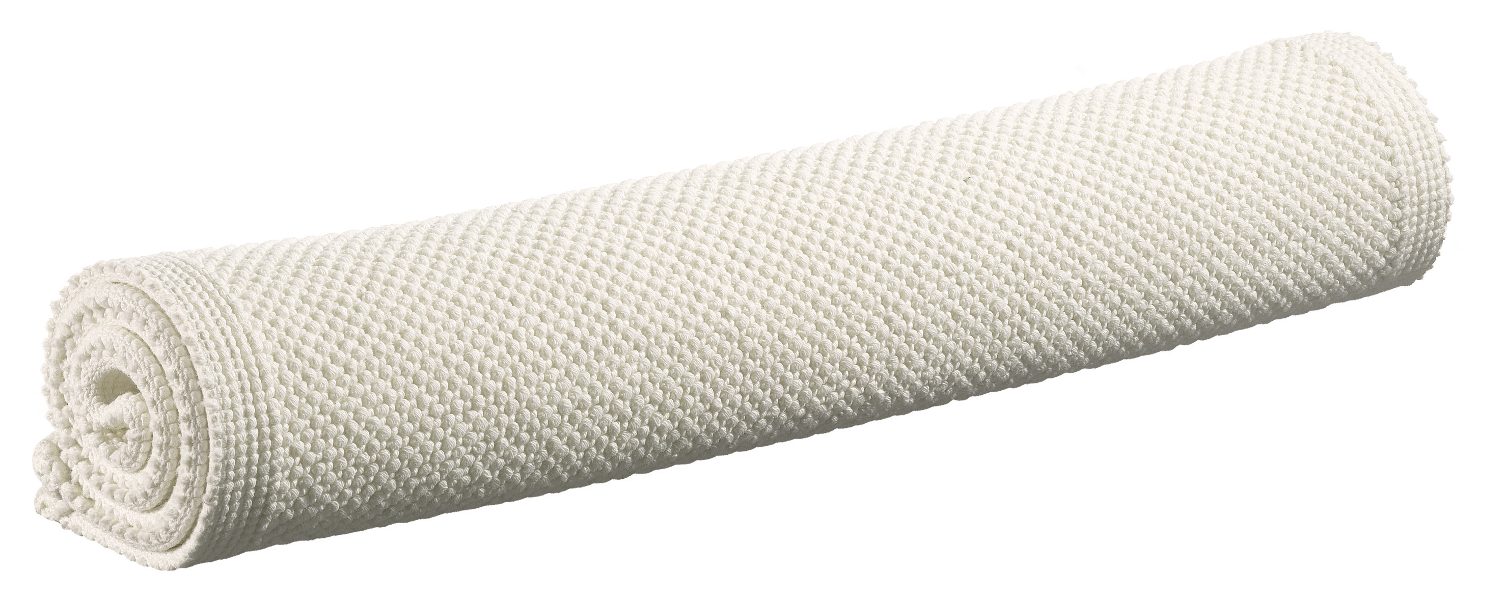 Tapis de bain uni Etia Craie 54 x 110